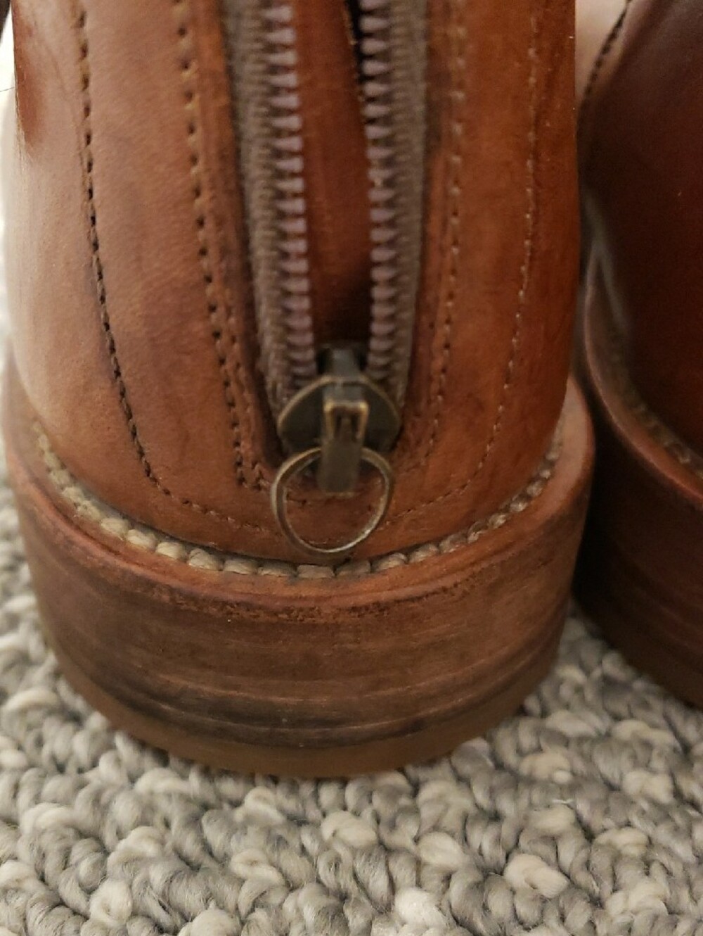 Brunello Cucinelli Tan Leather Harness Boots - Picture 7 of 16